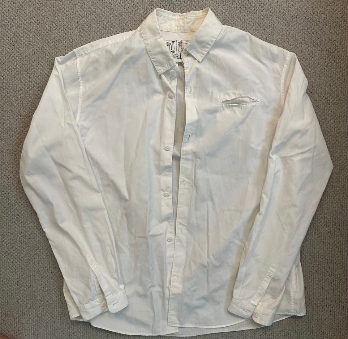 디가웰 긴팔 화이트 셔츠 상품이미지2