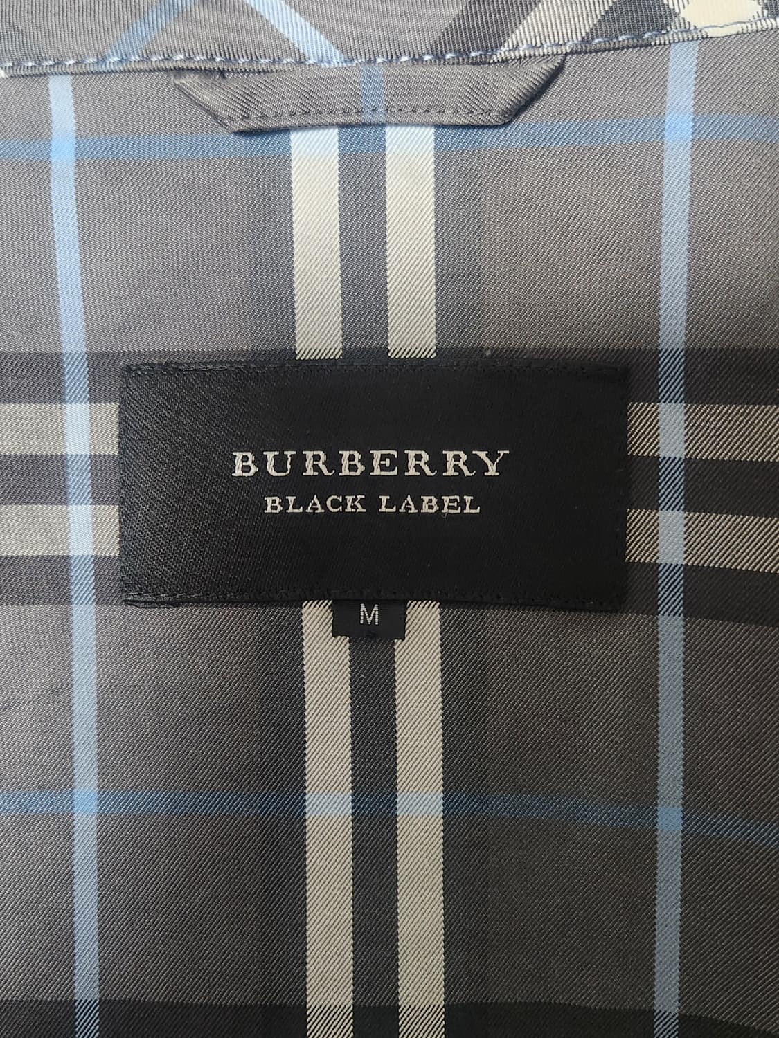 버버리 블랙라벨  체크 안감 자켓 M 상품이미지4