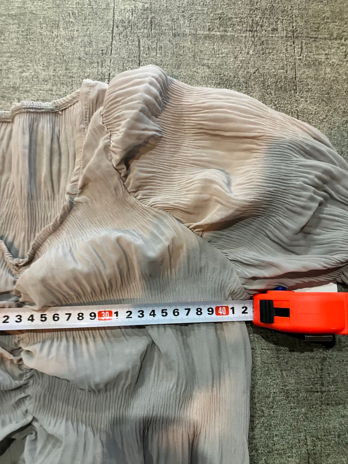 일본빈티지 하구미모리걸 달천깔페어리 곱창린넨 셔링반팔티셔츠 상품이미지2