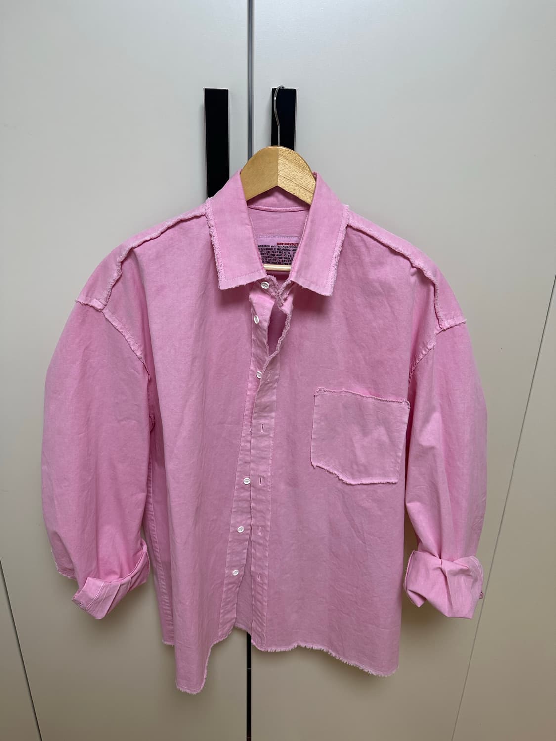 M) 벌스데이수트 남방 팝니다 상품이미지5