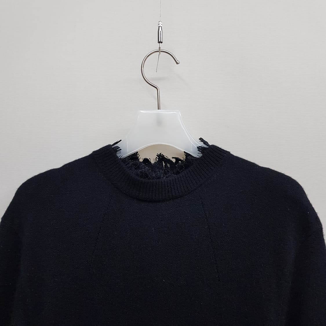 한섬 타임 레이스 배색 캐시미어 롱원피스 F사이즈 (택달린 새제품) 상품이미지2