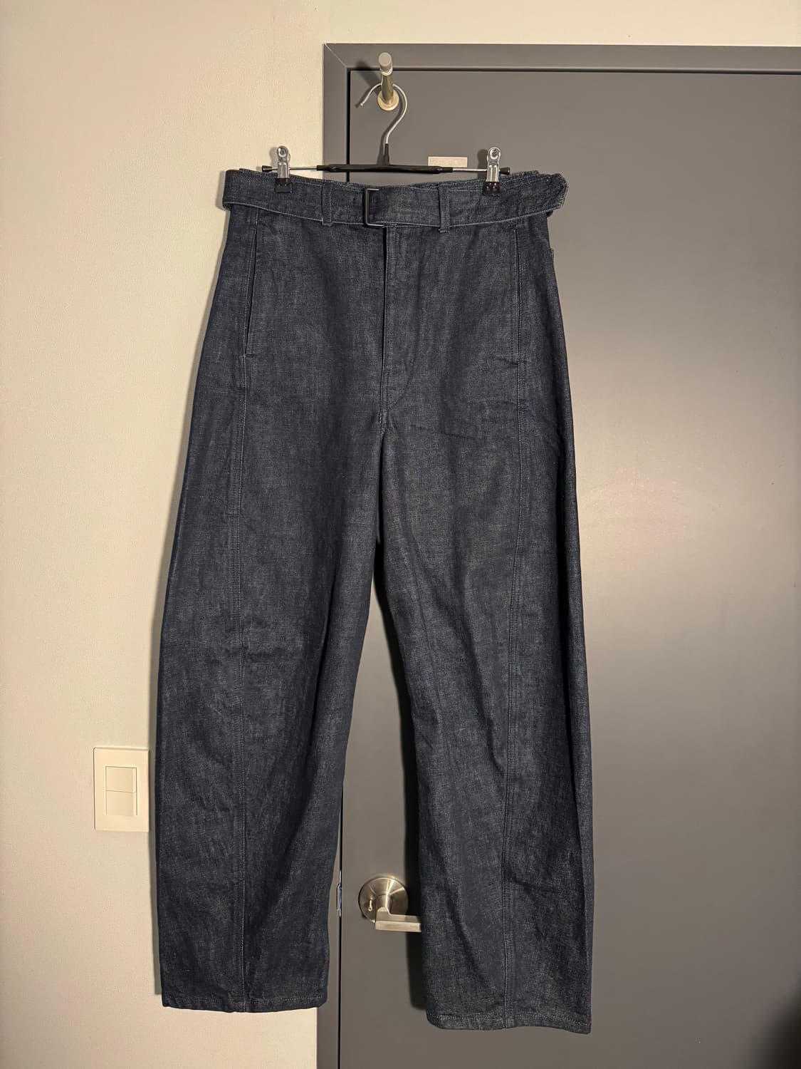 르메르 벨티드 트위스트 팬츠 인디고 [S] 상품이미지1