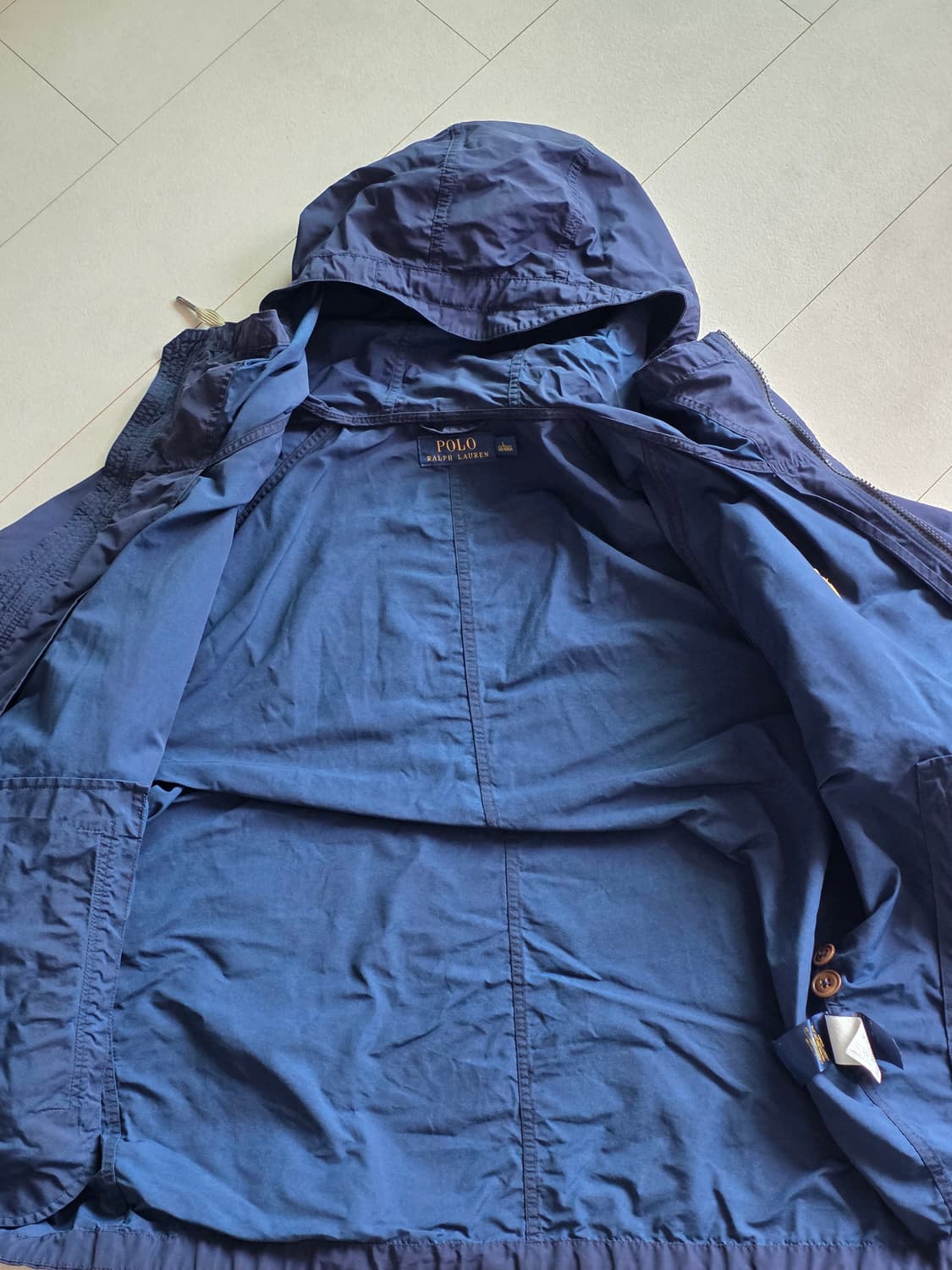 폴로 랄프로렌 윈드브레이커 바람막이 L 후드 집업  상품이미지8
