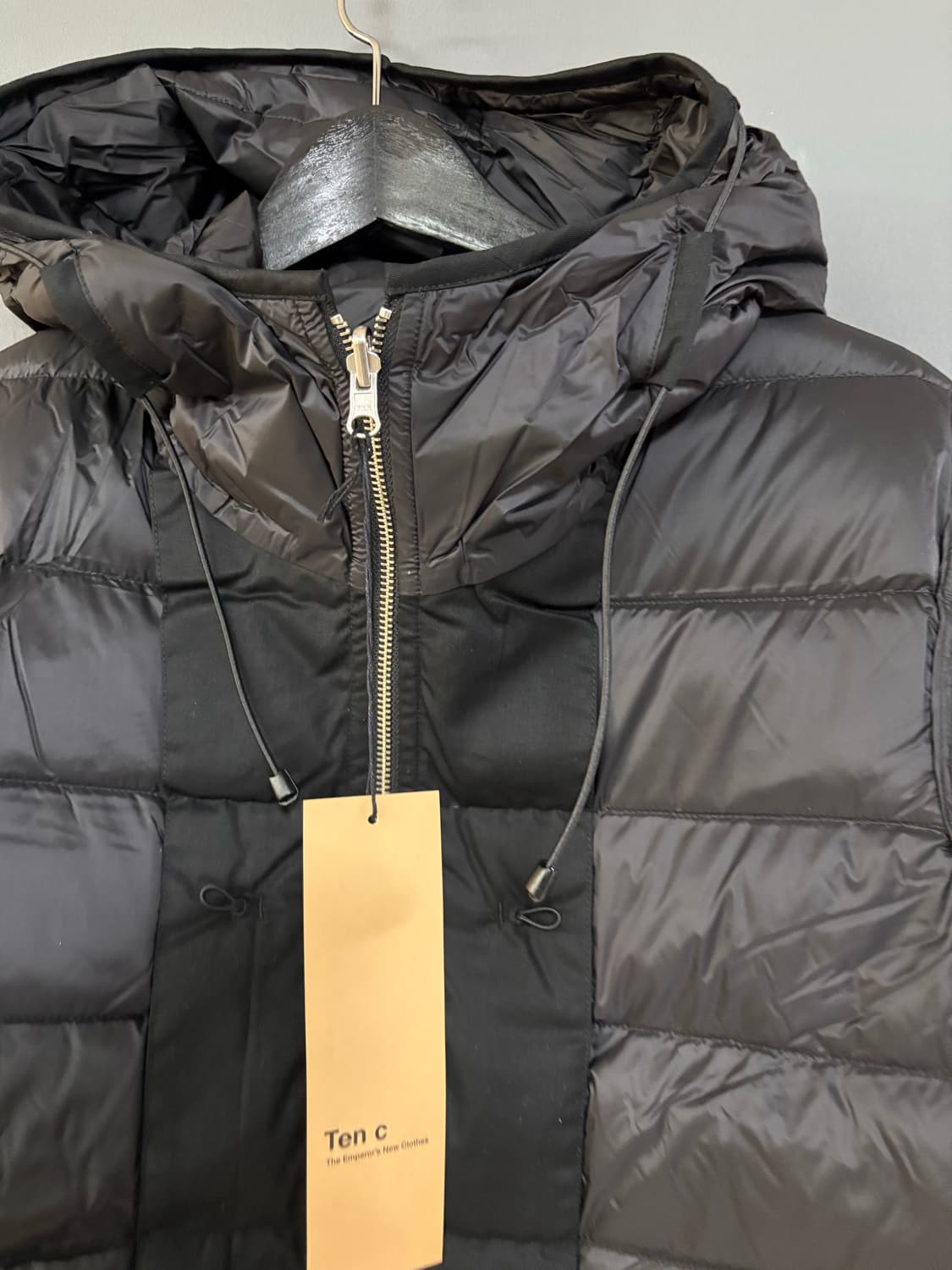 텐씨 경량패딩 이너패딩 블랙 48 상품이미지2