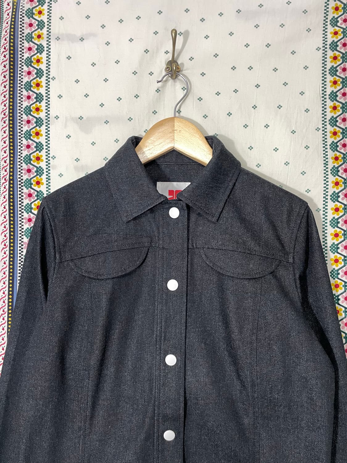 꾸레쥬 크롭 데님자켓 상품이미지3