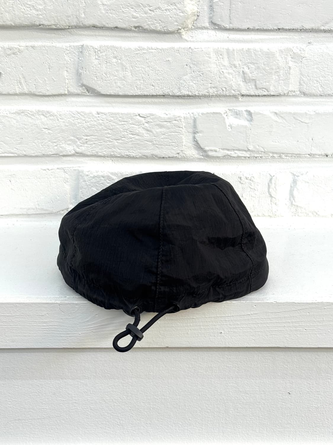 스톤아일랜드 블랙 나일론 볼캡 상품이미지2