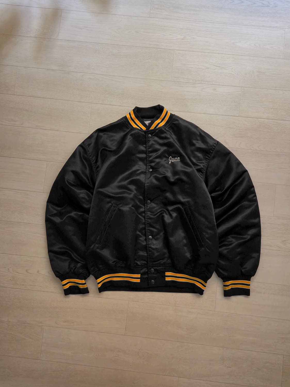 90s GAME SPORTWEAR 사틴 바시티 자켓 상품이미지2