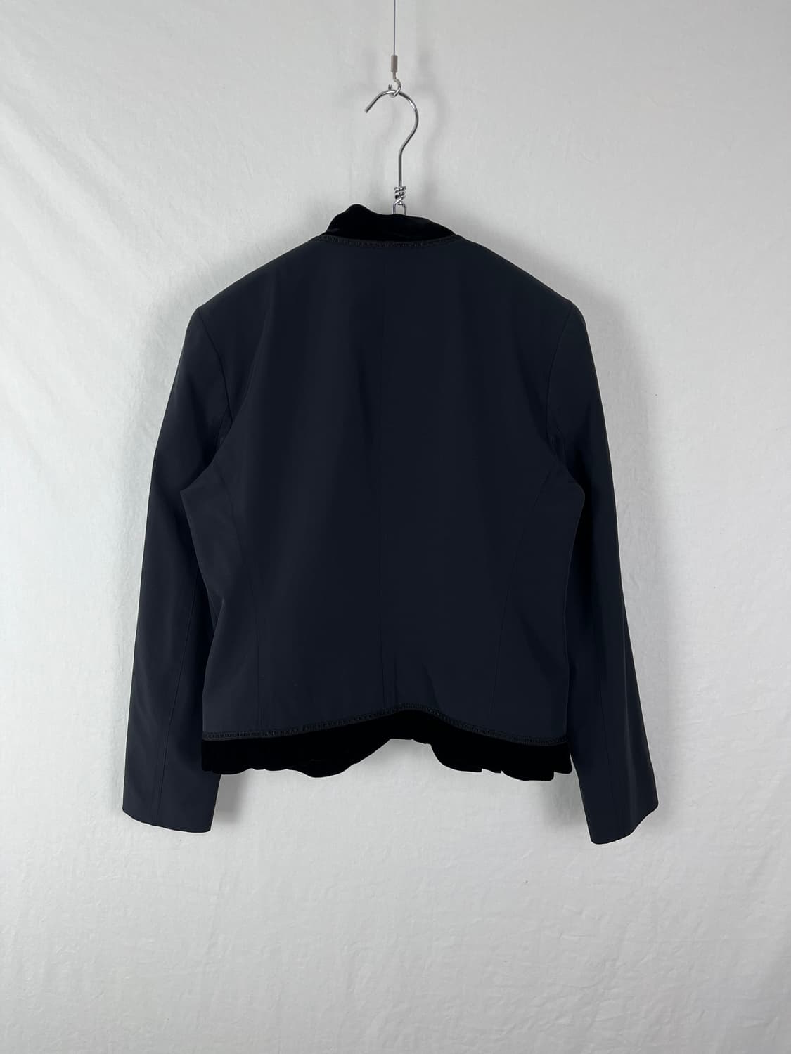 Vintage (maede in japan) 벨벳 셔링 자켓  상품이미지7