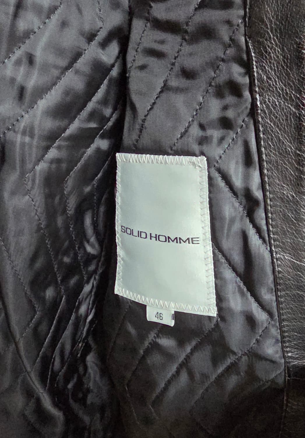 솔리드옴므 라이더 자켓 46 사이즈!!! 상품이미지3