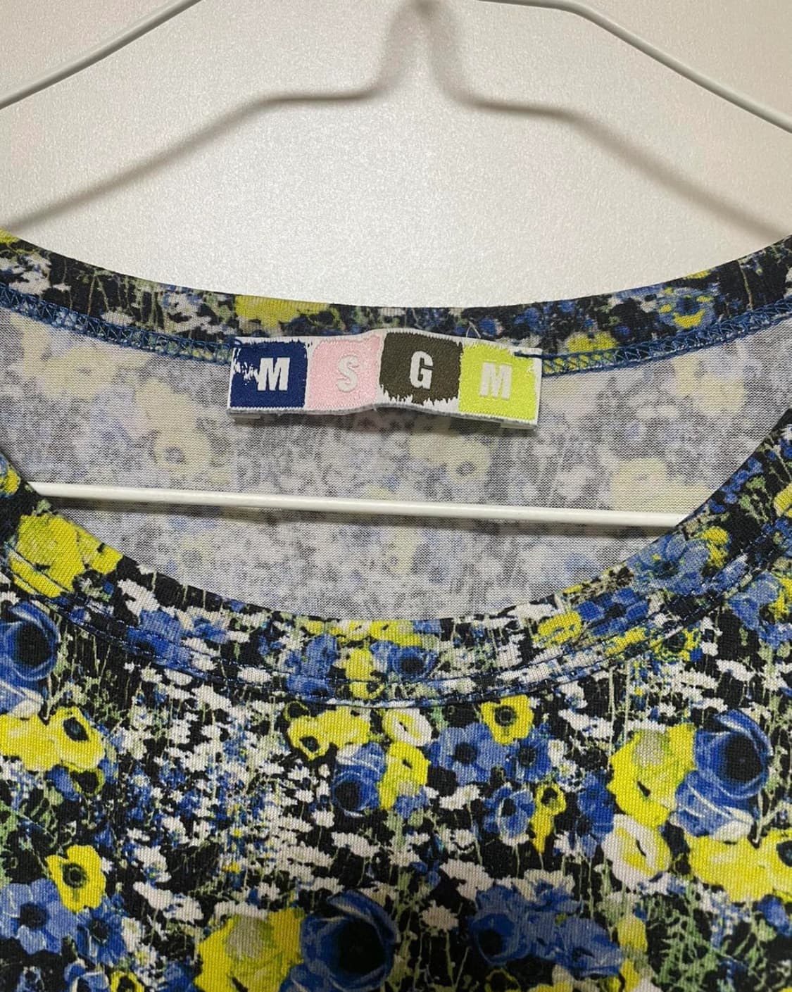 MSGM 플라워 프린트 티셔츠 M 사이즈 상품이미지2