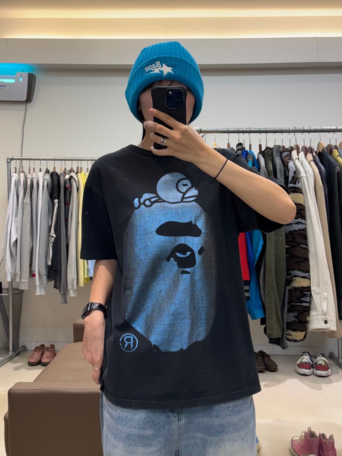 베이프 포일 마일로 온 빅 에이프 반팔 티셔츠 상품이미지5