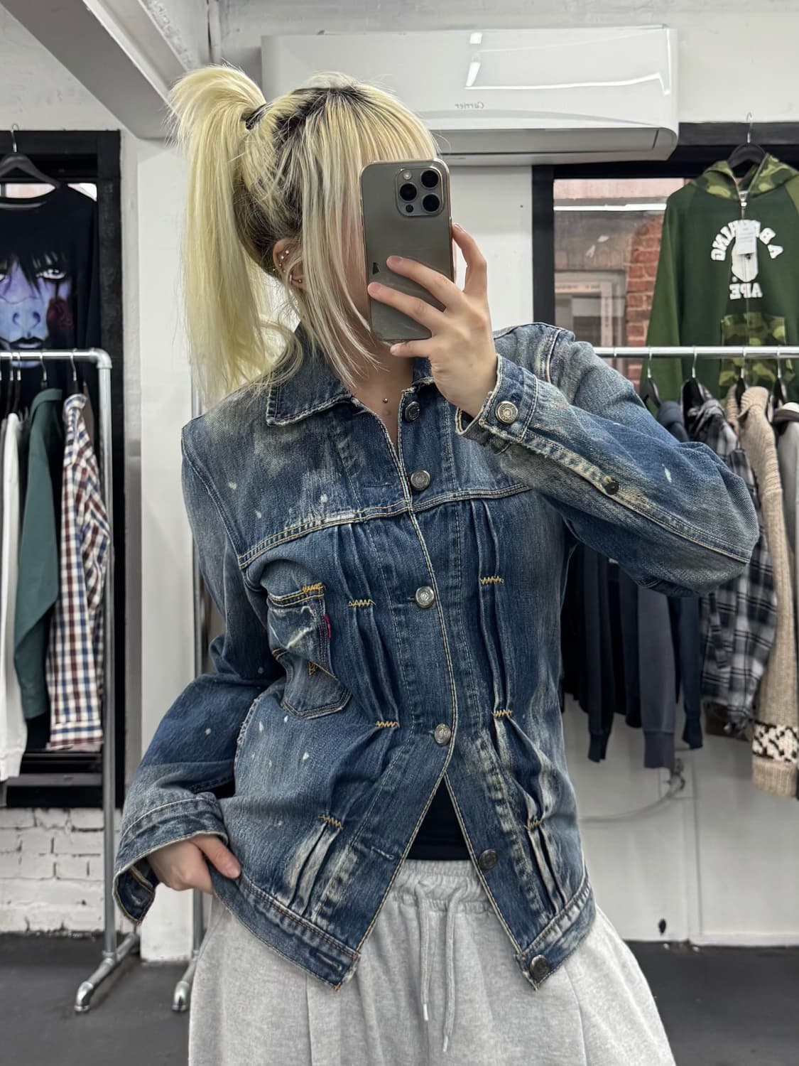 리바이스 워시드 데님자켓 상품이미지3