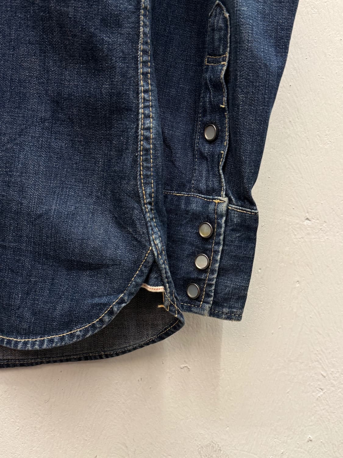 THE FLAT HEAD Selvedge Denim Western Shi 상품이미지3