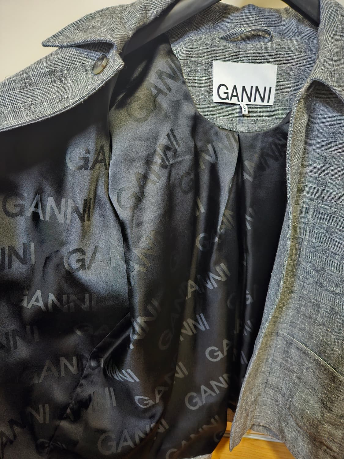 55) 가니 GANNI 트위드 울 자켓 상품이미지3