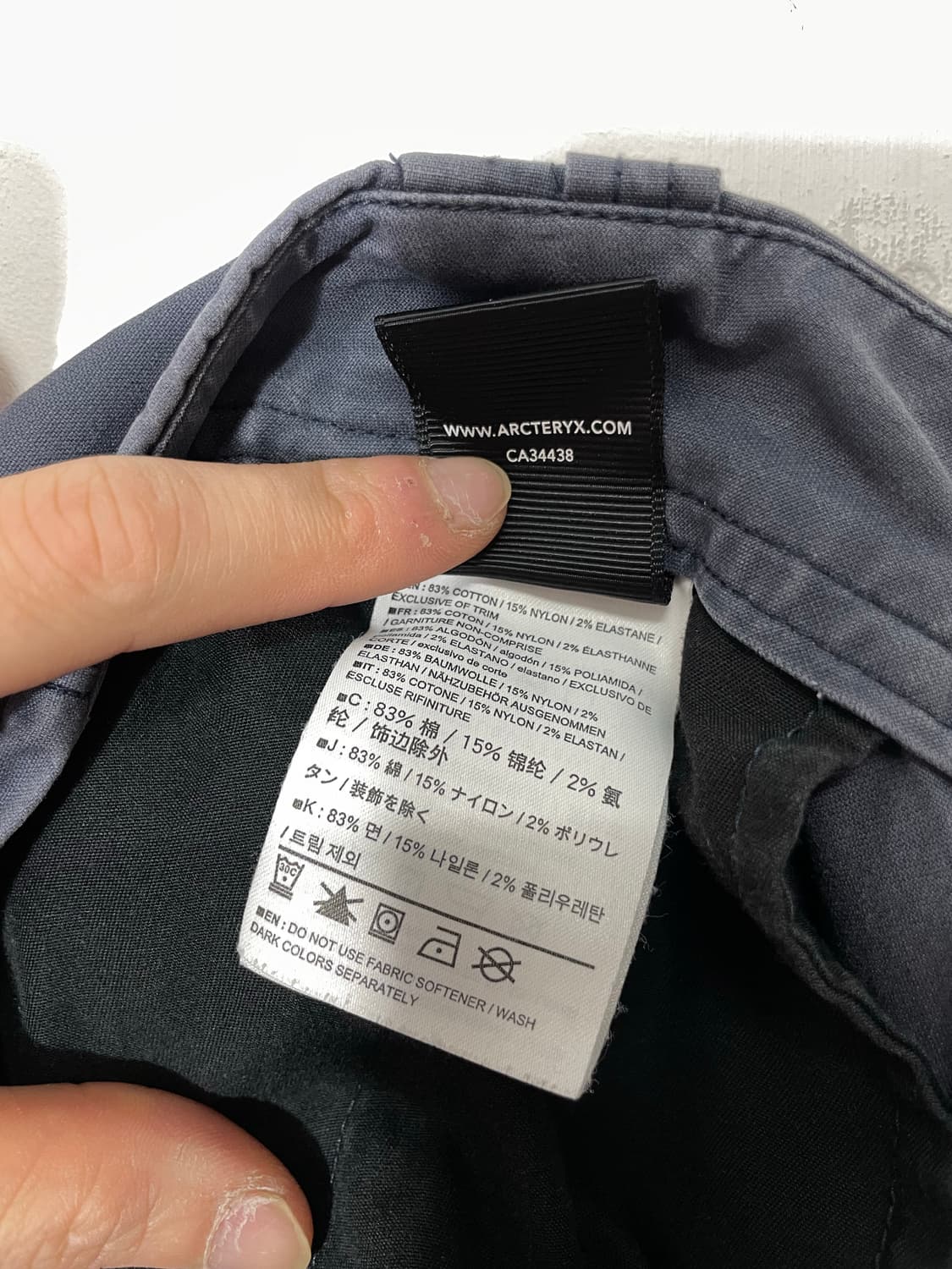 아크테릭스 워싱 코튼 쇼츠 상품이미지7