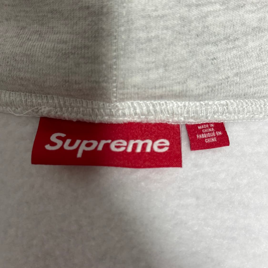 슈프림 빅 로고 집업 후드 M사이즈 상품이미지5