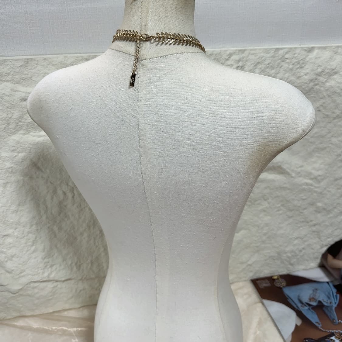 빈티지 미국 Mika 오리엔탈 물고기 뼈 목걸이 상품이미지3