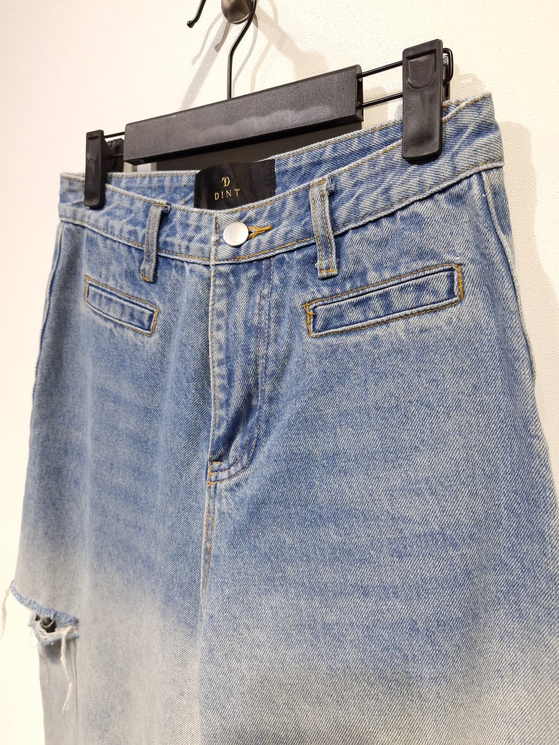 DINT 딘트 닉스 투톤 워싱 스트레이트진[55] 상품이미지4