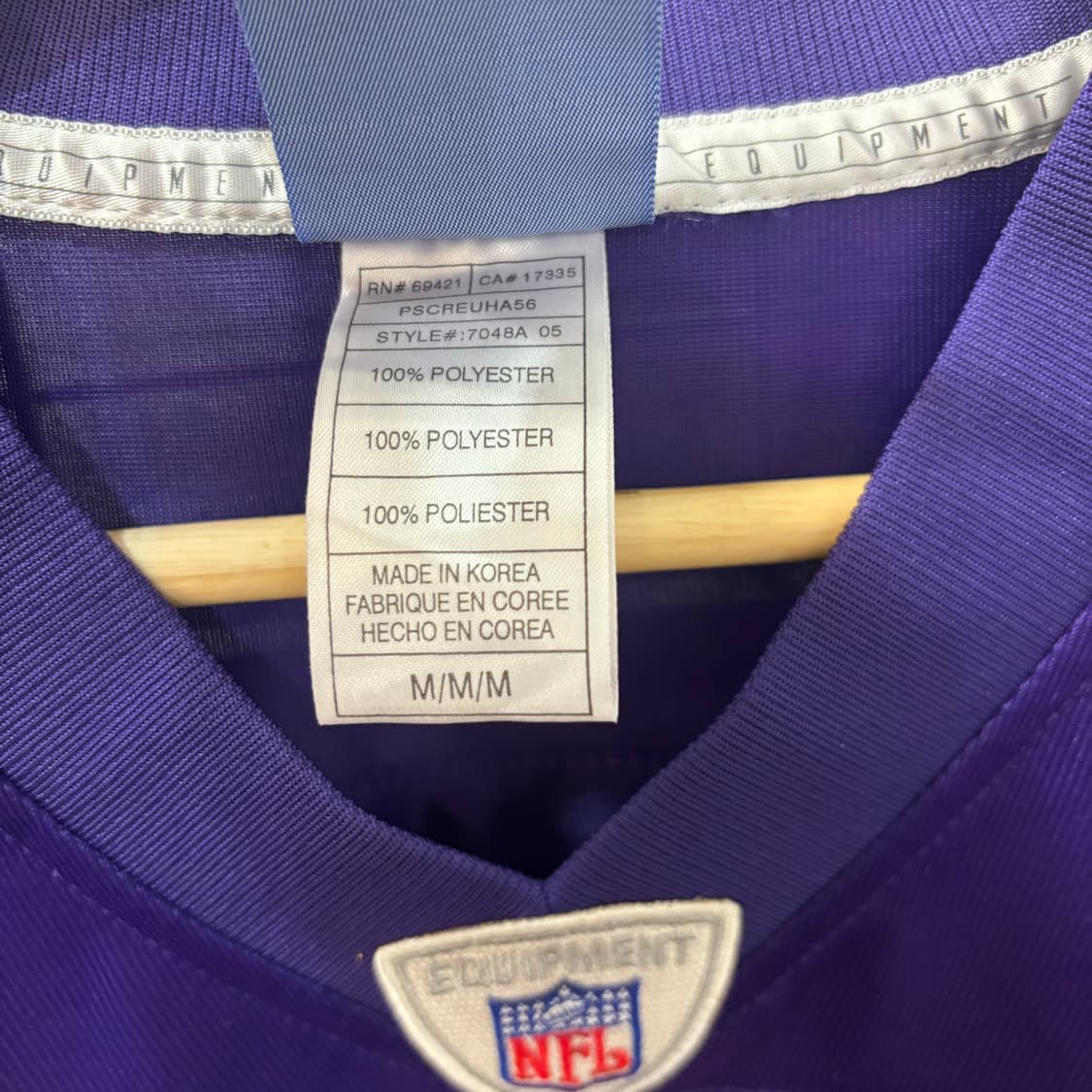 NFL X 리복 볼티모어 레이븐스 유니폼 져지 M 상품이미지7
