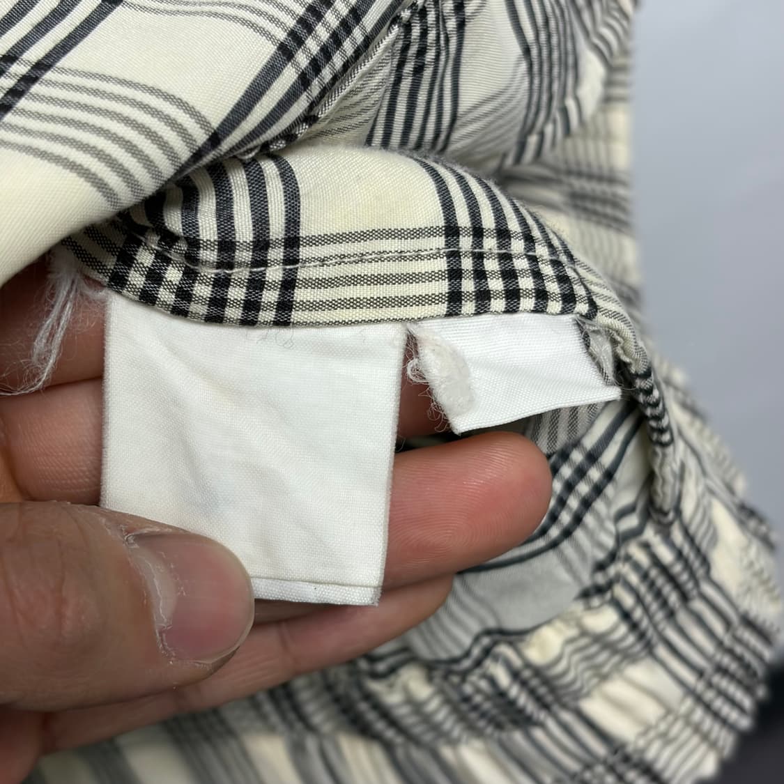 YSL 입생로랑 체크 블루종 상품이미지7