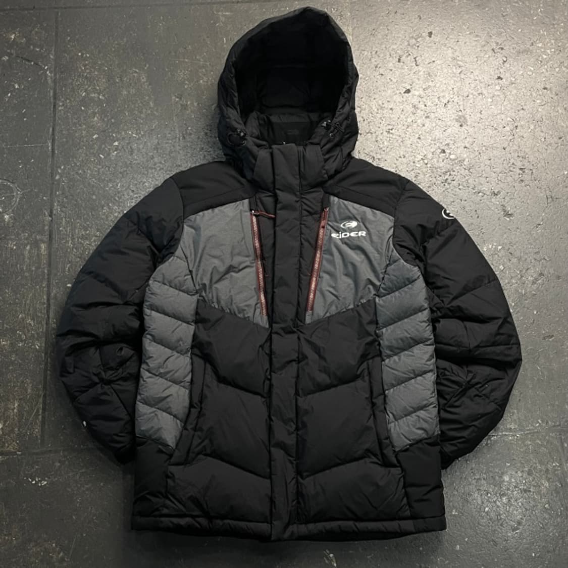 100 아이더 멜란지 다운 패딩 상품이미지1