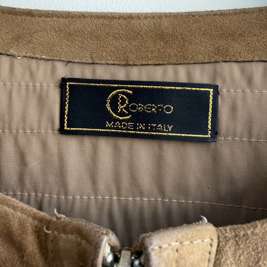 ltaly vtg 스웨이드 크롭 자켓 상품이미지5