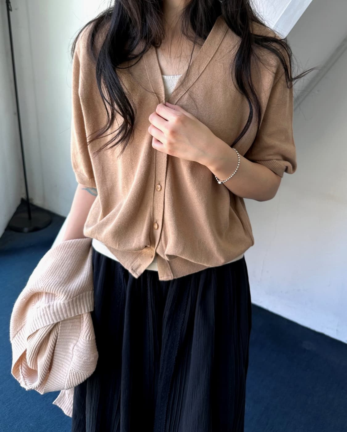 JPN made high gauge cotton H/S cardigan 상품이미지6