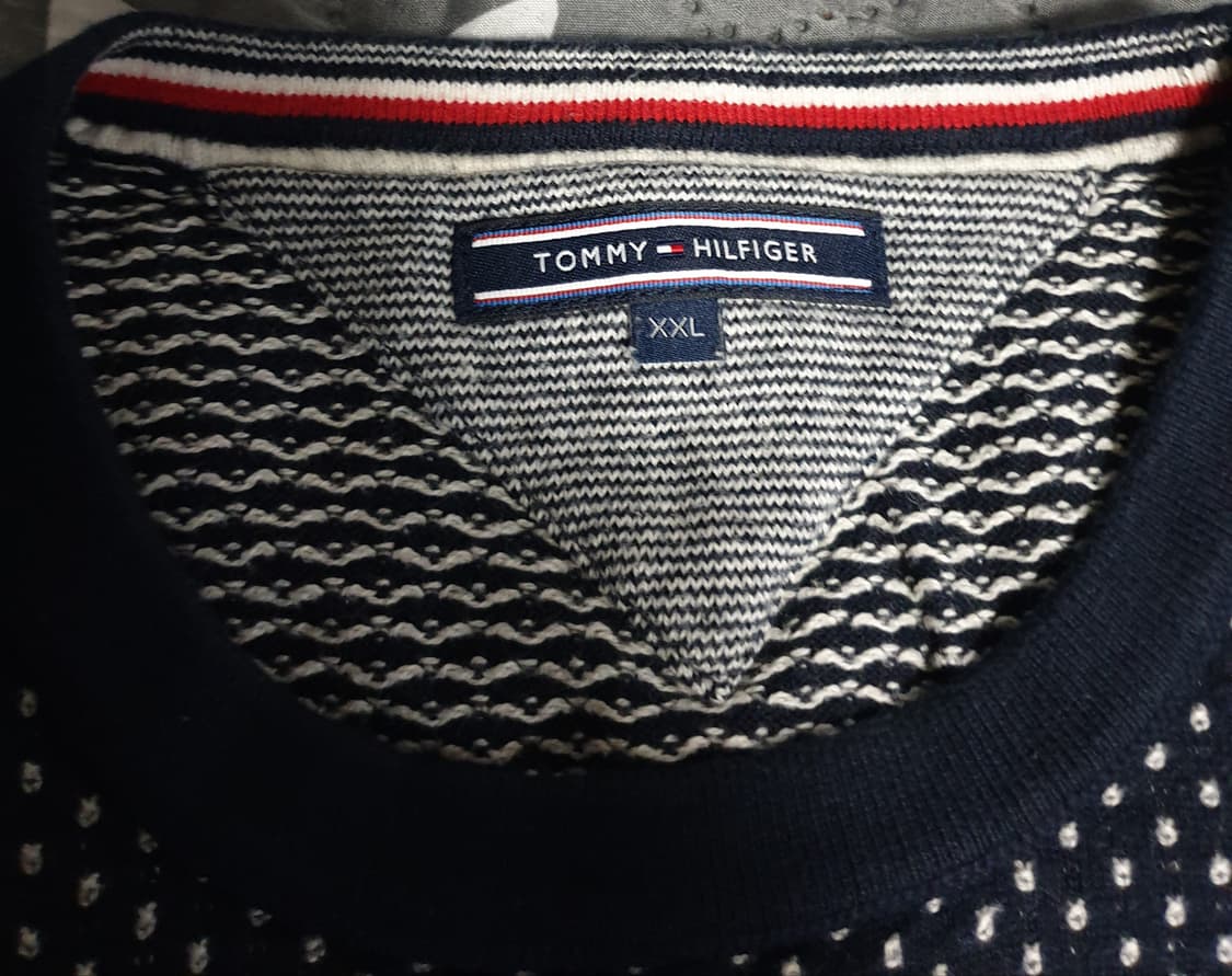 타미힐피거 도트패턴 코튼 롱슬리브 티셔츠  (XXL) 상품이미지3