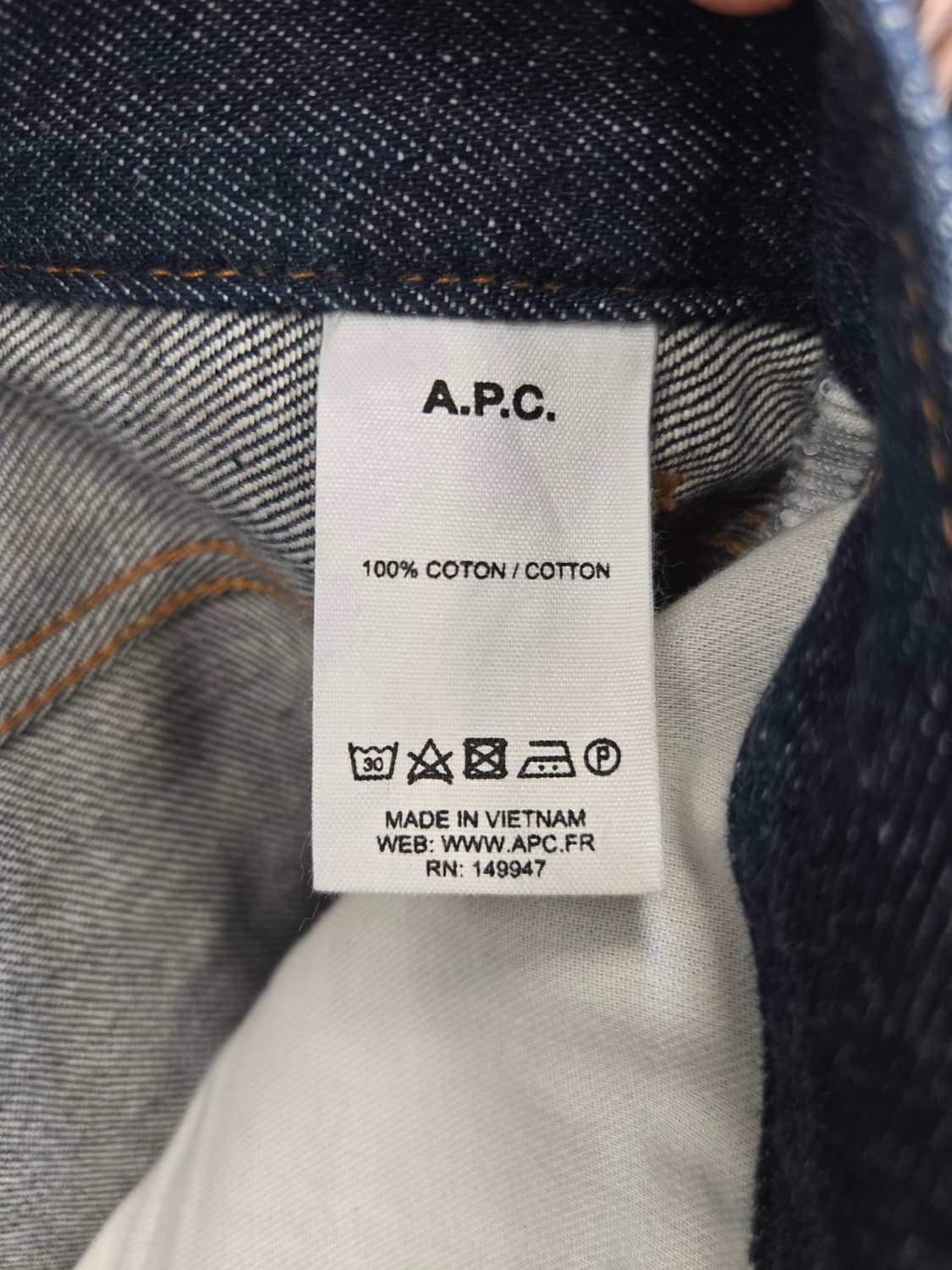 A.P.C. 데님 청바지(정품) 상품이미지6