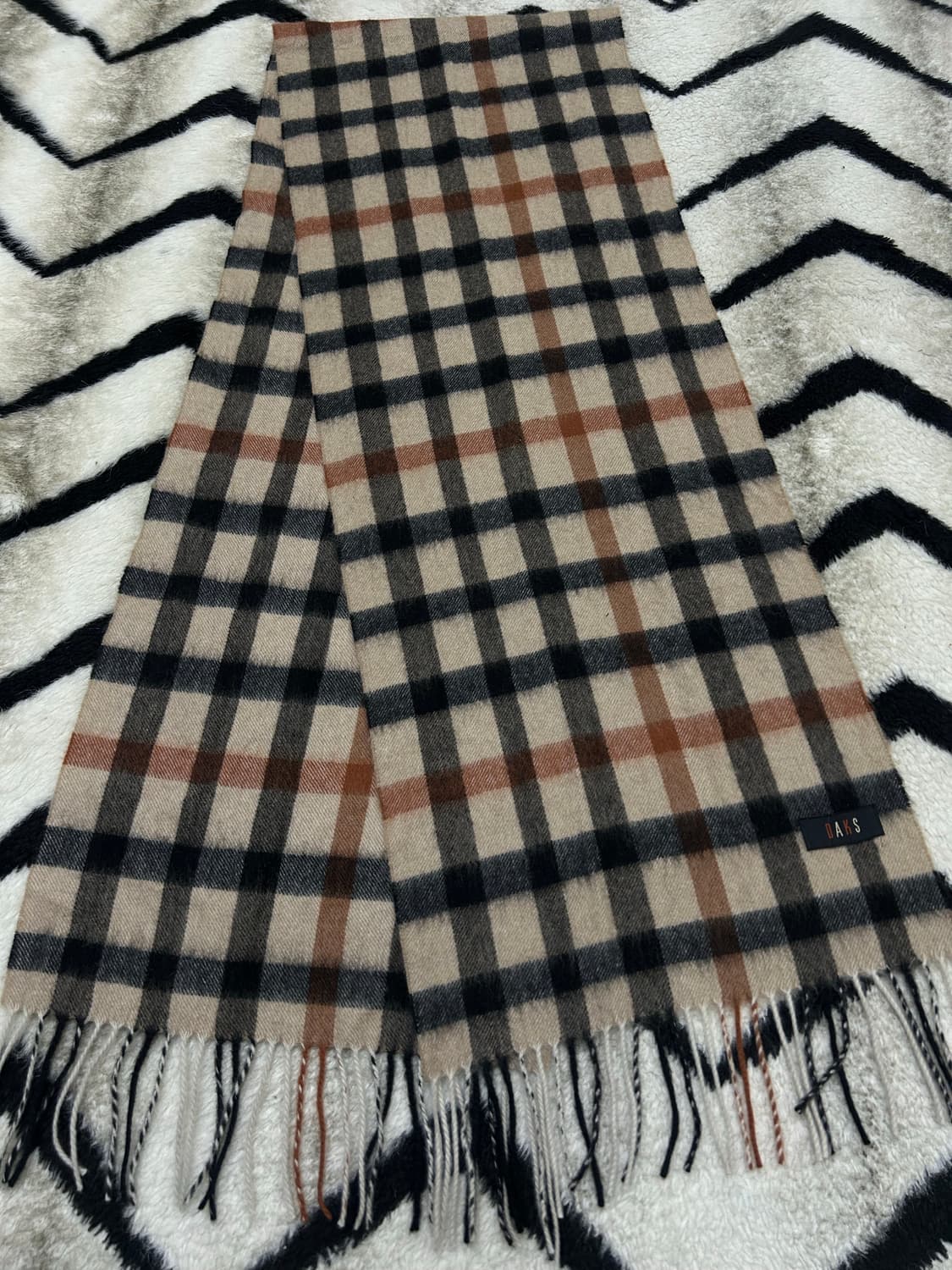 닥스 체크 캐시미어 혼방 머플러 상품이미지2