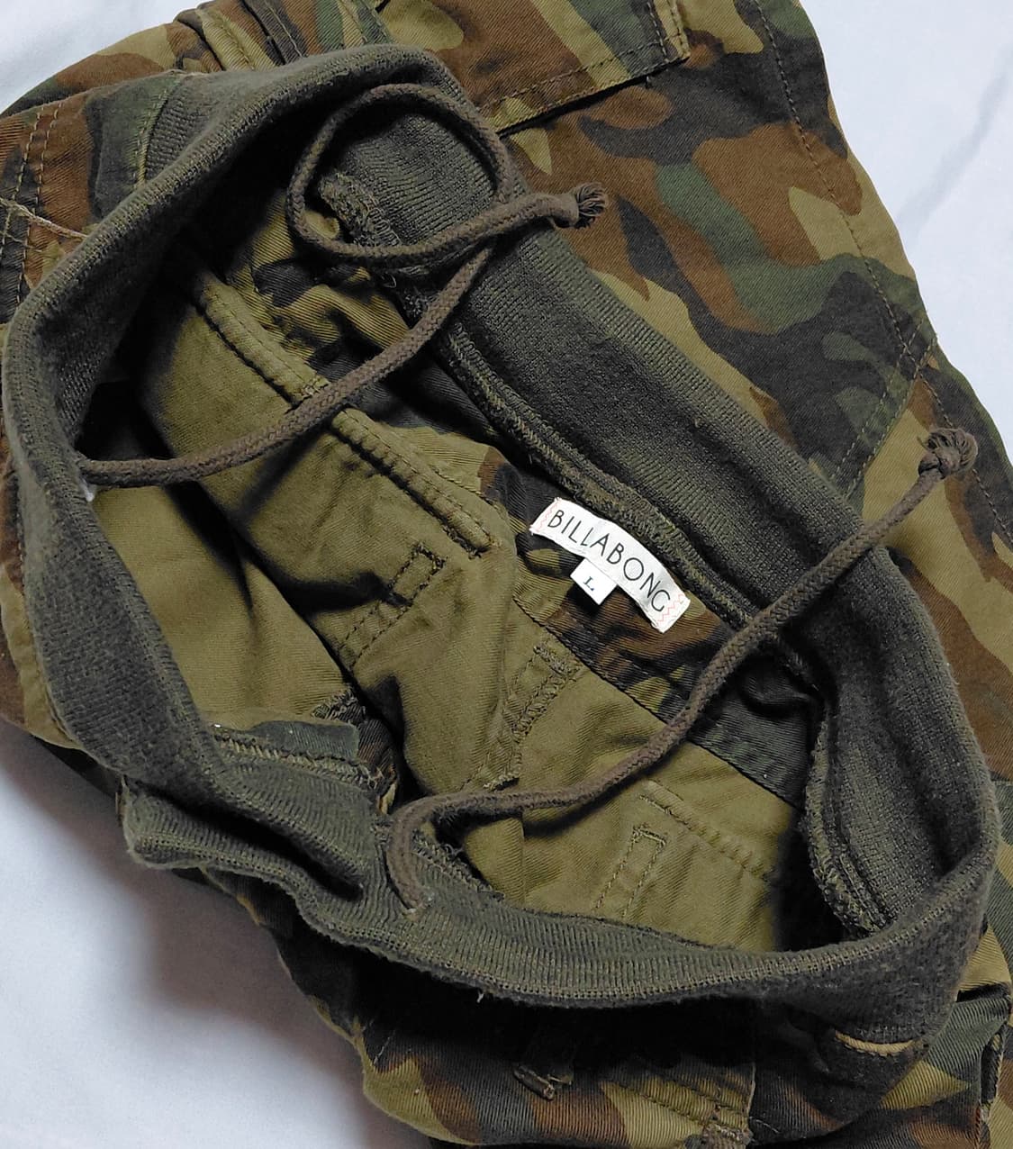 [L] 빌라봉(Billabong) 빈티지 카모 카고 미니 스커트 상품이미지5