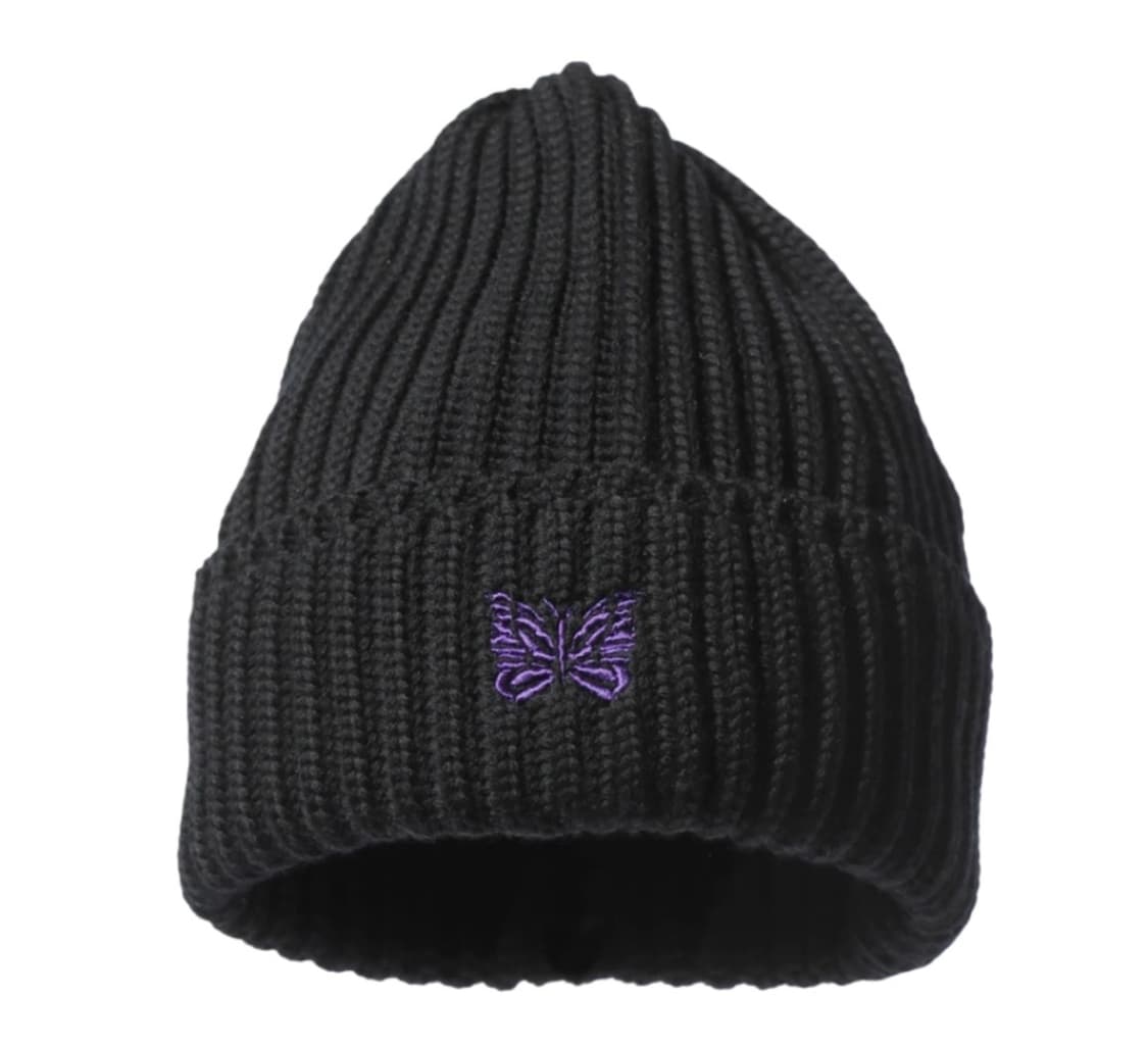 니들스 메리노 울 워치 캡 블랙 상품이미지1