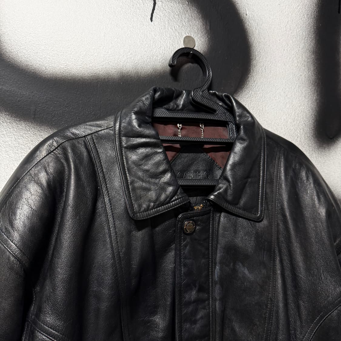 크로커다일 100% 쉽스킨 양가죽 리얼레더 A2 봄버 자켓 상품이미지3