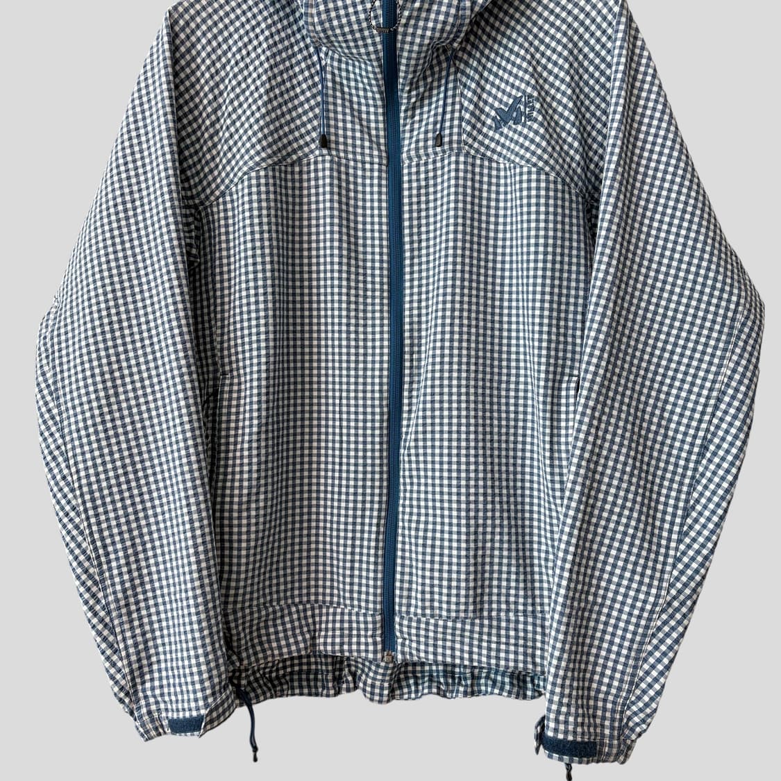 (M)Millet 밀레 재팬 체크 패턴 윈드브레이커 자켓 상품이미지5