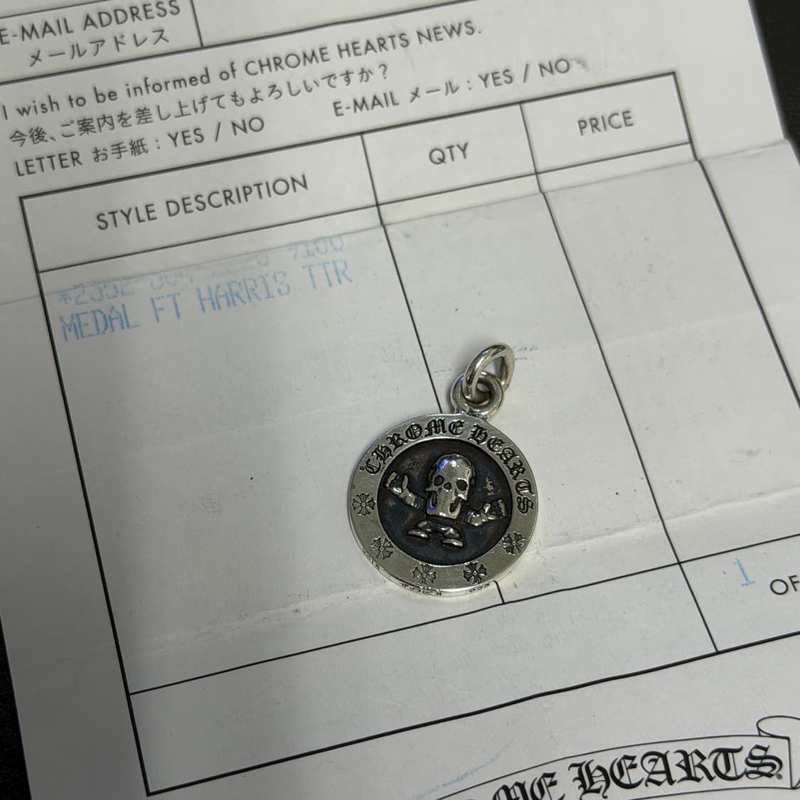 크롬하츠 FOTI 티터 코인 펜던트 상품이미지3