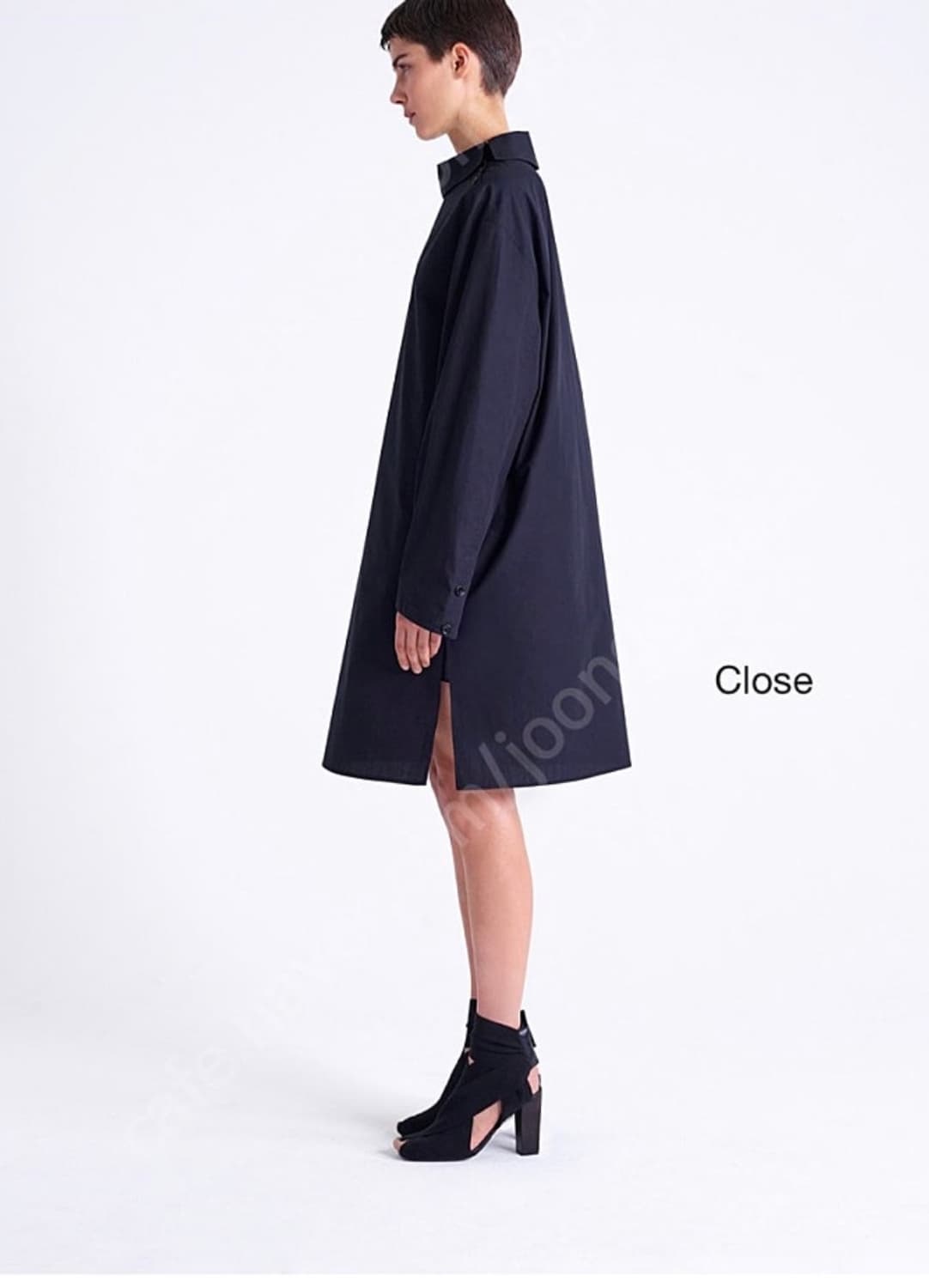 르메르 블라우스 드레스 숄더버튼 포인트 상품이미지2