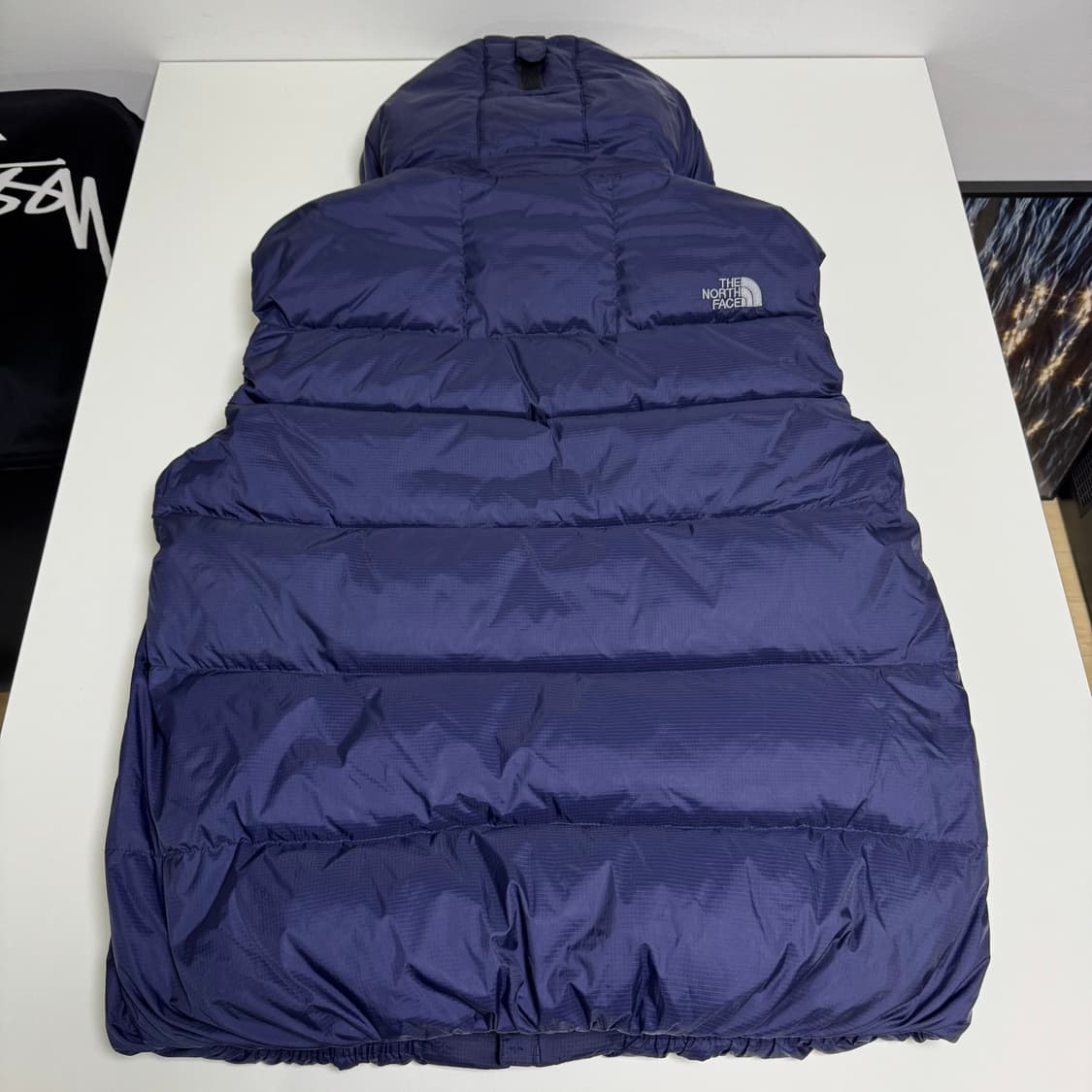 찰레코 노스페이스 후드 패딩 조끼 상품이미지4