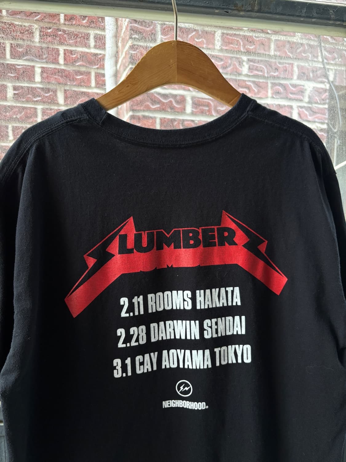 네이버후드 x 프라그먼트 디자인  SLUMBERS 그래픽 티셔츠 상품이미지5