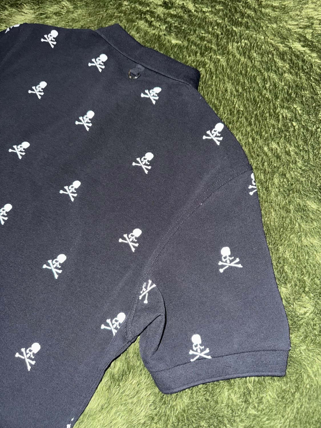 [L] 마스터마인드 X 프레드페리 스컬 로고 프린트 폴로티 상품이미지9