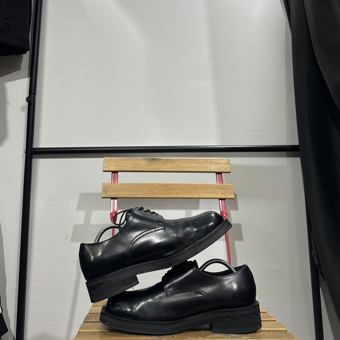270) 무신사 스탠다드 구두 남성 남자 로퍼 더비슈즈 블랙 상품이미지7