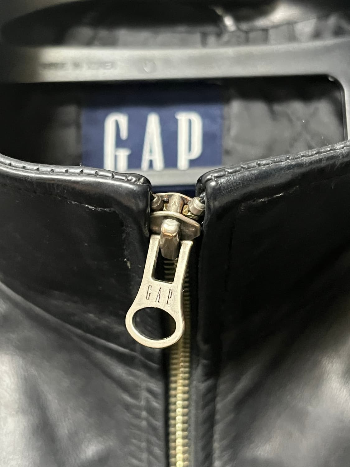 GAP 올드갭 레더 풀집 자켓 상품이미지4