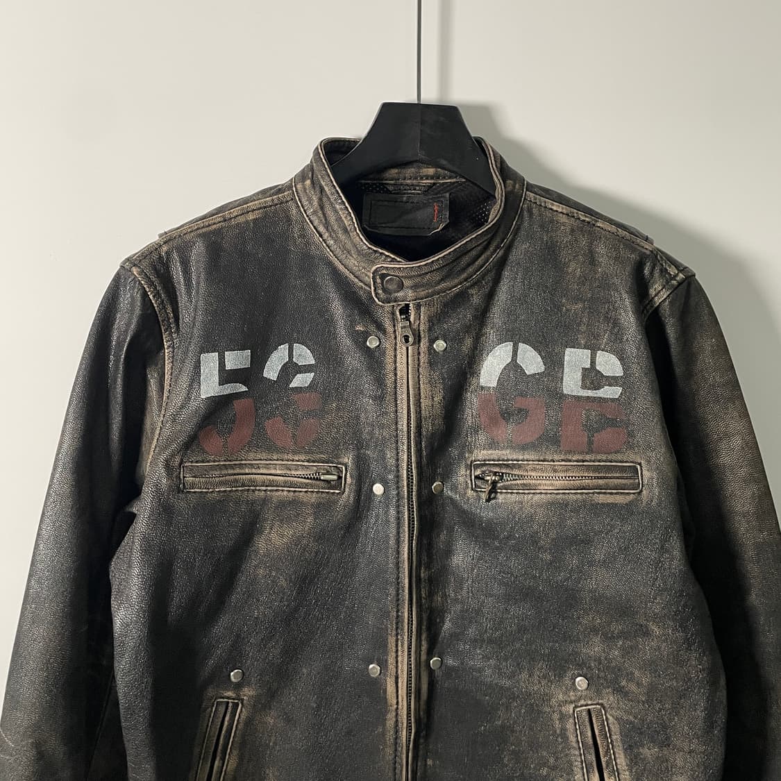 GABBA 리얼레더 워싱 가죽자켓 (on.586)   상품이미지5