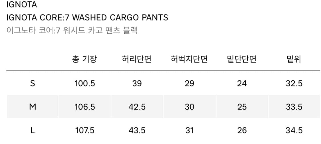 ignota core:7 washed cargo pants 상품이미지6