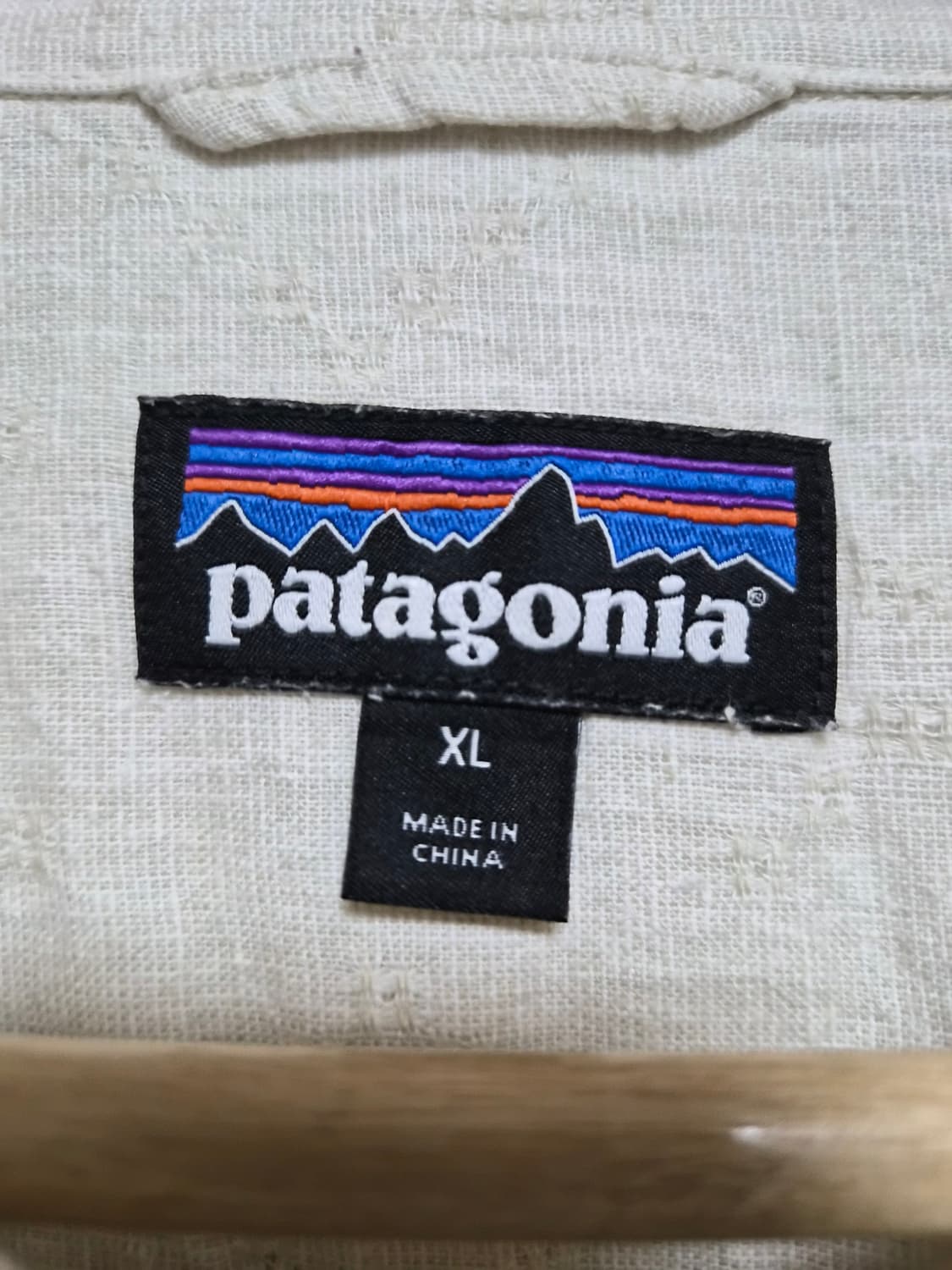 파타고니아Patagonia 나바호 베이지 반팔 셔츠 XL - S407 상품이미지4