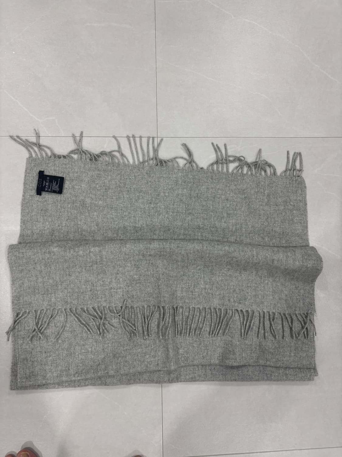 COS 기본 머플러 그레이 상품이미지1