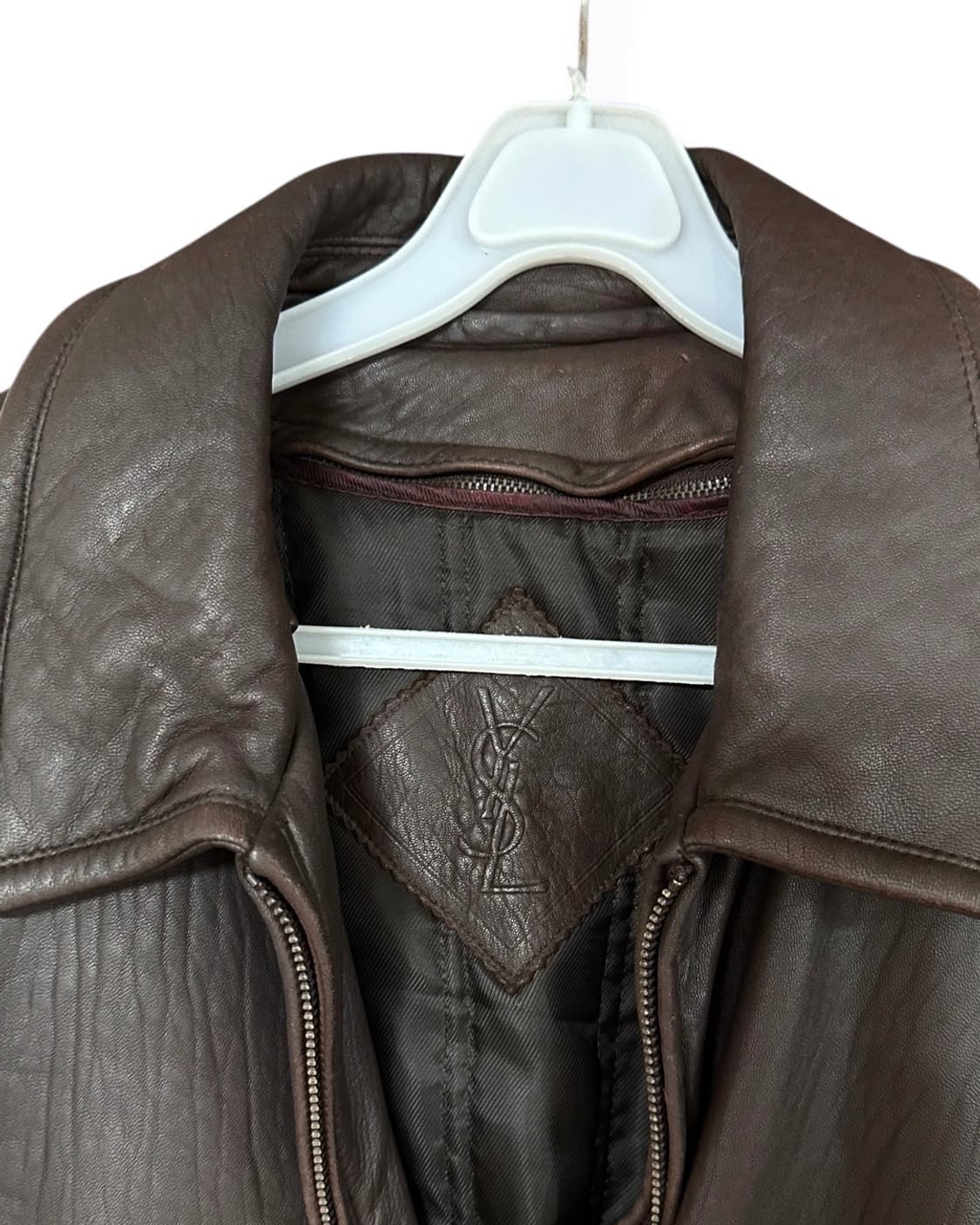 YSL 입생로랑 딥브라운 양가죽 자켓 상품이미지2