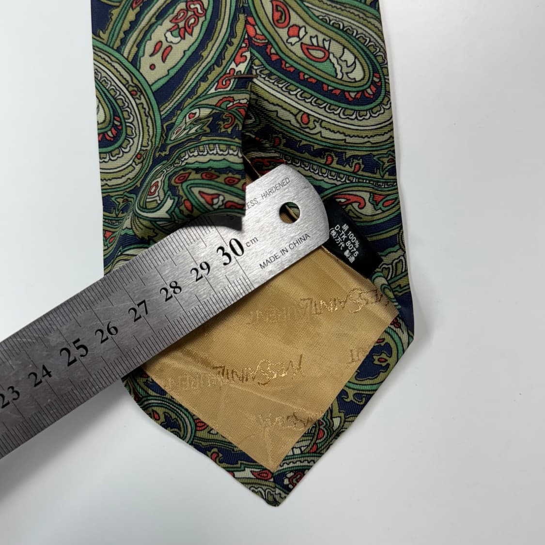 YSL 입생로랑  명품 정품 페이즐리 넥타이 상품이미지7