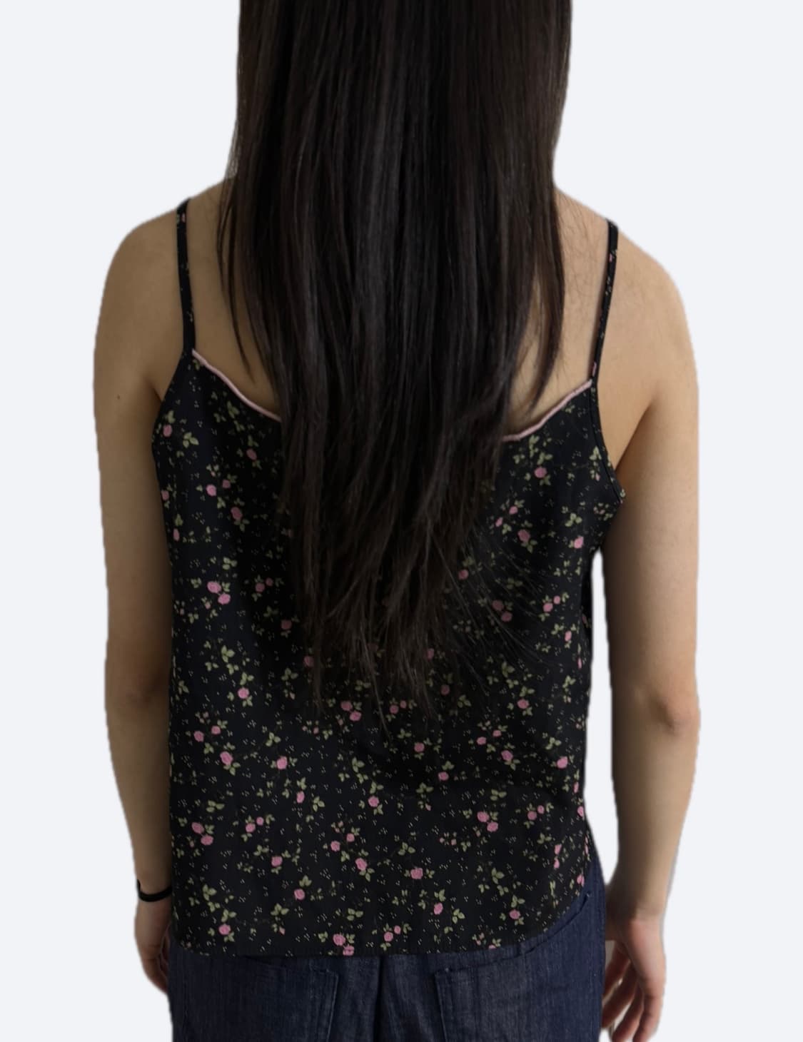 로즈 패턴 슬리브리스🌷 상품이미지2