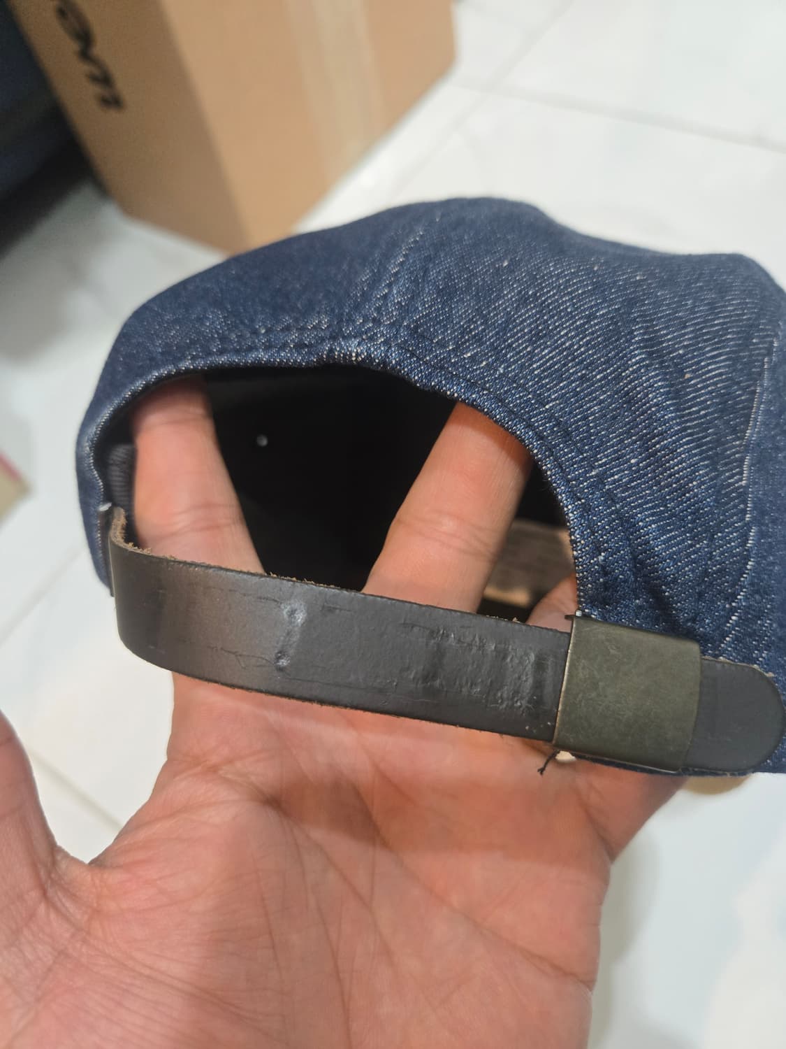 허프 데님 5패넬 모자  상품이미지2