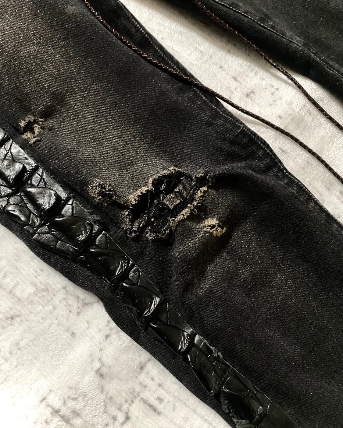 (최종 가격 인하) Lace-up flare jeans 상품이미지3